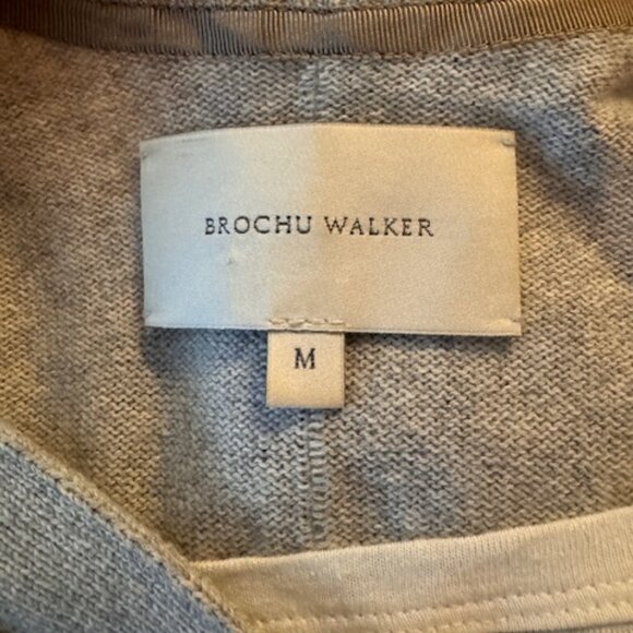 Brochu Walker Grey Sweater Vest Size Medium - Picture 6 of 8